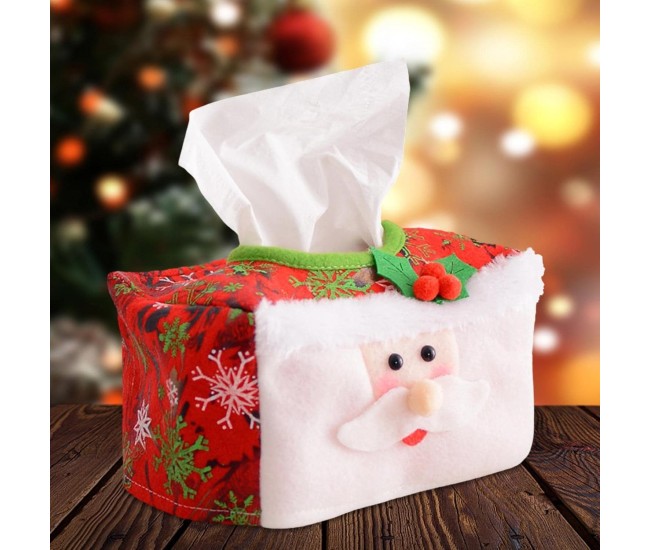 Cutie Decorativa pentru Servetele, Flippy, Model Mos Craciun, Tematica Craciun, 16 x 10 cm, Rosu Cutie Decorativa pentru Servetele, Flippy, Model Mos Craciun, Tematica Craciun, 16 x 10 cm, Rosu