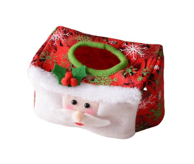 Cutie Decorativa pentru Servetele, Flippy, Model Mos Craciun, Tematica Craciun, 16 x 10 cm, Rosu Cutie Decorativa pentru Servetele, Flippy, Model Mos Craciun, Tematica Craciun, 16 x 10 cm, Rosu