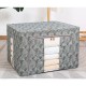 Cutie Depozitare, Flippy, 66L, din Material Textil, 50 x 40 x 33 cm, pentru Haine si Lenjerii, Model Bambus, Verde Cutie Depozitare, Flippy, 66L, din Material Textil, 50 x 40 x 33 cm, pentru Haine si Lenjerii, Model Bambus, Verde
