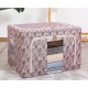 Cutie Depozitare, Flippy, 66L, din Material Textil, 50 x 40 x 33 cm, pentru Haine si Lenjerii, Model Bambus, Roz Cutie Depozitare, Flippy, 66L, din Material Textil, 50 x 40 x 33 cm, pentru Haine si Lenjerii, Model Bambus, Roz