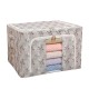 Cutie Depozitare, Flippy, 66L, din Material Textil, 50 x 40 x 33 cm, pentru Haine si Lenjerii, Model Flori de Primavara, Verde Cutie Depozitare, Flippy, 66L, din Material Textil, 50 x 40 x 33 cm, pentru Haine si Lenjerii, Model Flori de Primavara, Verde