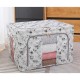 Cutie Depozitare, Flippy, 66L, din Material Textil, 50 x 40 x 33 cm, pentru Haine si Lenjerii, Model Fluturasi, Gri/Auriu Cutie Depozitare, Flippy, 66L, din Material Textil, 50 x 40 x 33 cm, pentru Haine si Lenjerii, Model Fluturasi, Gri/Auriu