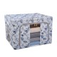Cutie Depozitare, Flippy, 66L, din Material Textil, 50 x 40 x 33 cm, pentru Haine si Lenjerii, Model Fluturasi, Albastru Cutie Depozitare, Flippy, 66L, din Material Textil, 50 x 40 x 33 cm, pentru Haine si Lenjerii, Model Fluturasi, Albastru