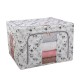 Cutie Depozitare, Flippy, 66L, din Material Textil, 50 x 40 x 33 cm, pentru Haine si Lenjerii, Model Fluturasi, Gri/Auriu Cutie Depozitare, Flippy, 66L, din Material Textil, 50 x 40 x 33 cm, pentru Haine si Lenjerii, Model Fluturasi, Gri/Auriu