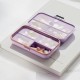Cutie Medicamente, Flippy, Mov, 7 Compartimente, Portabila si Compacta, 11x7.2x3.5 cm, Ideala pentru Uzul Cotidian Cutie Medicamente, Flippy, Mov, 7 Compartimente, Portabila si Compacta, 11x7.2x3.5 cm, Ideala pentru Uzul Cotidian