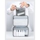 Geanta cosmetice voiaj, Flippy, material textil, impermeabil, Gri, 12.5 x 9 x 22 cm Geanta cosmetice voiaj, Flippy, material textil, impermeabil, Gri, 12.5 x 9 x 22 cm