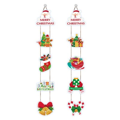 Decoratiune de Craciun, Flippy, de Agatat, pentru Usa sau Perete, Multicolor