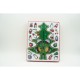 Decoratiune Craciun, Brad, Verde, 8 cavitati cu ornamente, 18.5 cm x 25 cm, Lemn, Flippy Decoratiune Craciun, Brad, Verde, 8 cavitati cu ornamente, 18.5 cm x 25 cm, Lemn, Flippy