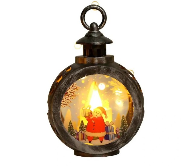 Decoratiune Craciun tip Felinare cu baterii, 13.5 x 9 cm,Lumanare cu geam si inscriptie Mos Craciun,lumina alb cald,baterii incluse,Bronz Argintiu Decoratiune Craciun tip Felinare cu baterii, 13.5 x 9 cm,Lumanare cu geam si inscriptie Mos Craciun,lumina alb cald,baterii incluse,Bronz Argintiu