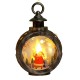 Decoratiune Craciun tip Felinare cu baterii, 13.5 x 9 cm,Lumanare cu geam si inscriptie Mos Craciun,lumina alb cald,baterii incluse,Bronz Argintiu Decoratiune Craciun tip Felinare cu baterii, 13.5 x 9 cm,Lumanare cu geam si inscriptie Mos Craciun,lumina alb cald,baterii incluse,Bronz Argintiu