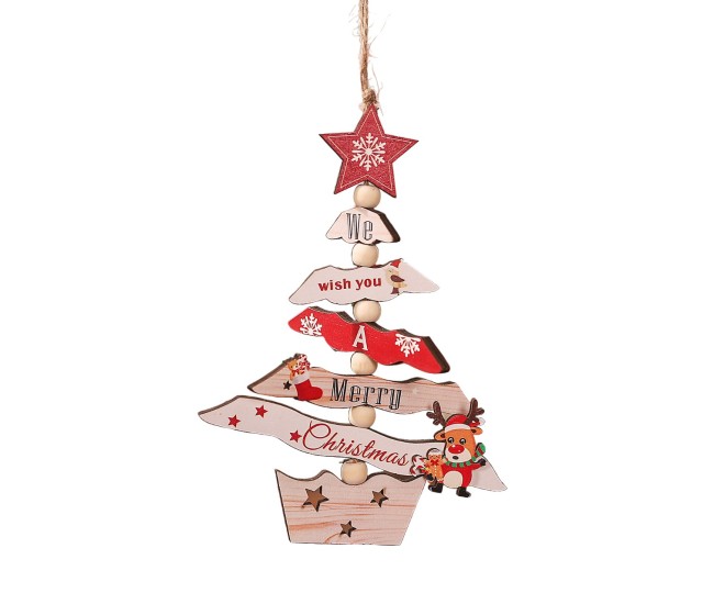 Decoratiune de Craciun din Lemn, Flippy, cu Snur pentru Agatare in Brad, Model Brad de Craciun si Ren, Scris We Wish You A Merry Christmas, 17x12.8x0.4 cm, Multicolor Decoratiune de Craciun din Lemn, Flippy, cu Snur pentru Agatare in Brad, Model Brad de Craciun si Ren, Scris We Wish You A Merry Christmas, 17x12.8x0.4 cm, Multicolor