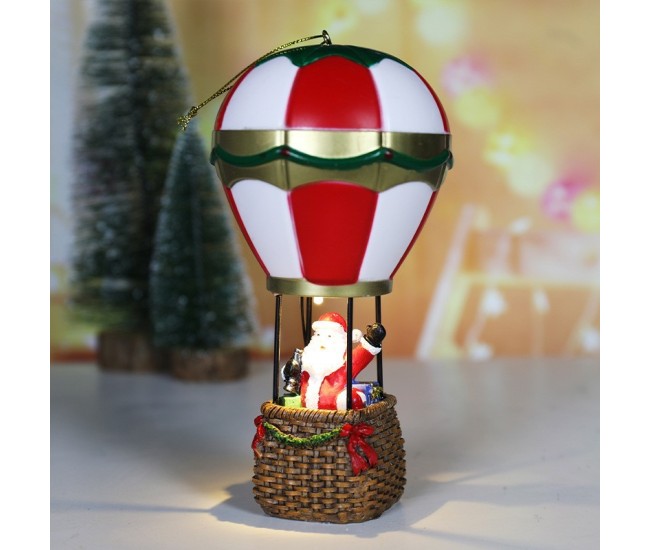 Decoratiune de Craciun tip Balon cu Aer Cald, Flippy, Balon cu Mos Craciun, din Rasina, Model Balon cu Aer Cald si Mos Craciun Iluminare LED, 17 x 5 x 5 cm, Gri Rosu Decoratiune de Craciun tip Balon cu Aer Cald, Flippy, Balon cu Mos Craciun, din Rasina, Model Balon cu Aer Cald si Mos Craciun Iluminare LED, 17 x 5 x 5 cm, Gri Rosu
