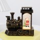 Decoratiune de Craciun tip Locomotiva, Flippy, Glob de Cristal cu Fulgi de Zapada, Model Mos Craciun, Iluminare LED, 11.5 x 12.5 x 6 cm, Carcasa Vintage Bronze, Transparent Decoratiune de Craciun tip Locomotiva, Flippy, Glob de Cristal cu Fulgi de Zapada, Model Mos Craciun, Iluminare LED, 11.5 x 12.5 x 6 cm, Carcasa Vintage Bronze, Transparent