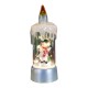 Decoratiune de Craciun tip Lumanare, Flippy, Lumanare de Cristal fara Fulgi de Zapada, Model Om de Zapada, Iluminare LED, 13 x 5 x 5 cm, Baza Gri, Transparent Decoratiune de Craciun tip Lumanare, Flippy, Lumanare de Cristal fara Fulgi de Zapada, Model Om de Zapada, Iluminare LED, 13 x 5 x 5 cm, Baza Gri, Transparent