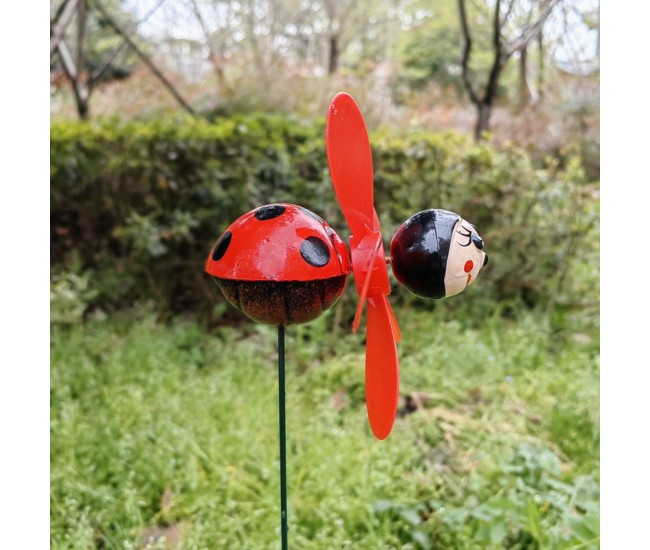 Set 4 Figurine, Decoratiuni de Gradina, Flippy, Tip Morisca de Vant, Model Insecte, 57 x 12 cm, Multicolor Set 4 Figurine, Decoratiuni de Gradina, Flippy, Tip Morisca de Vant, Model Insecte, 57 x 12 cm, Multicolor