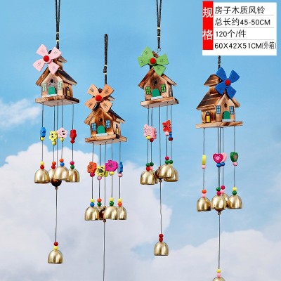 Decoratiune gradina pentru vant, Flippy, 45-50 cm, casute diverse, Multicolor Decoratiune gradina pentru vant, Flippy, 45-50 cm, casute diverse, Multicolor