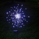 Lampa Solara, Flippy, Decor Gradina, Model Fireworks/Artificii, din Sarma de Cupru, 120 LED-uri, 55W, 90 cm, Alb Rece