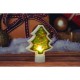 Decoratiune luminoasa 3D, Tip brad mic, cu baterii Decoratiune luminoasa 3D, Tip brad mic, cu baterii