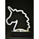 Decoratiune Luminoasa cu Baterii Unicorn 25 cm Alb Rece Decoratiune Luminoasa cu Baterii Unicorn 25 cm Alb Rece