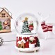 Decoratiune glob cu zapada Flippy, Mos Craciun in brad, diametru 4.5 cm, multicolor Decoratiune glob cu zapada Flippy, Mos Craciun in brad, diametru 4.5 cm, multicolor