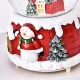 Decoratiune glob cu zapada Flippy, Mos Craciun in brad, diametru 6.5 cm, multicolor Decoratiune glob cu zapada Flippy, Mos Craciun in brad, diametru 6.5 cm, multicolor