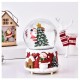 Decoratiune glob cu zapada Flippy, Mos Craciun in brad, diametru 6.5 cm, multicolor Decoratiune glob cu zapada Flippy, Mos Craciun in brad, diametru 6.5 cm, multicolor