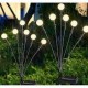 Decoratiune pentru gradina cu incarcare solara, 6 bulbi, alb cald Decoratiune pentru gradina cu incarcare solara, 6 bulbi, alb cald