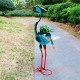 Decoratiune pentru Gradina, Flippy, Flamingo pentru Gradina cu Suport pentru Plante Flori, Ornament de Ghiveci de Flori, Model Flamingo, din Fier, 71 x 34 x 22 cm, Albastru Decoratiune pentru Gradina, Flippy, Flamingo pentru Gradina cu Suport pentru Plante Flori, Ornament de Ghiveci de Flori, Model Flamingo, din Fier, 71 x 34 x 22 cm, Albastru