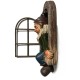 Decoratiune pentru Gradina, Flippy, Model Elf pentru Pom, Statuie pentru Gradina din Rasina, Decor pentru Gradina, Elf, 14.5 x 8 x 15 cm, Maro