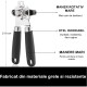 Desfacator de conserve multifunctional Flippy, Otel inoxidabil, Maner antialunecare, ergonomic, rezistent la rugina, usor de utilizat, 21.6 x 6 cm, argintiu Desfacator de conserve multifunctional Flippy, Otel inoxidabil, Maner antialunecare, ergonomic, rezistent la rugina, usor de utilizat, 21.6 x 6 cm, argintiu