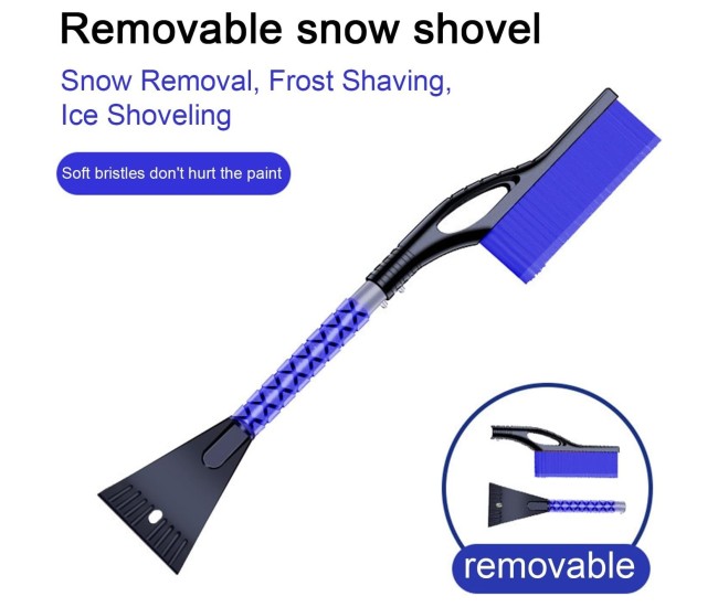 Perie de Zapada cu Racleta pentru Masina, Flippy, Multifunctionala, Demontabila, cu Maner Antiderapant, Aluminiu, Plastic, Fragmentarea Ghetii de pe Parbriz, Solutia pentru Iarna, pentru Dezghetare, 68x24x11.1 cm, Albastru Perie de Zapada cu Racleta pentru Masina, Flippy, Multifunctionala, Demontabila, cu Maner Antiderapant, Aluminiu, Plastic, Fragmentarea Ghetii de pe Parbriz, Solutia pentru Iarna, pentru Dezghetare, 68x24x11.1 cm, Albastru