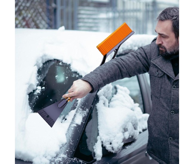 Perie de Zapada cu Racleta pentru Masina, Flippy, Multifunctionala, Demontabila, cu Maner Antiderapant, Aluminiu, Plastic, Fragmentarea Ghetii de pe Parbriz, Solutia pentru Iarna, pentru Dezghetare, 68x24x11.1 cm, Portocaliu Perie de Zapada cu Racleta pentru Masina, Flippy, Multifunctionala, Demontabila, cu Maner Antiderapant, Aluminiu, Plastic, Fragmentarea Ghetii de pe Parbriz, Solutia pentru Iarna, pentru Dezghetare, 68x24x11.1 cm, Portocaliu