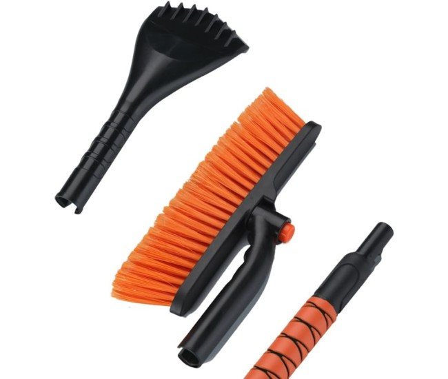 Perie de Zapada cu Racleta pentru Masina, Flippy, Multifunctionala, Rotativa, Demontabila, cu Maner Antiderapant, Telescopica, Aluminiu, Plastic, Fragmentarea Ghetii de pe Parbriz, Solutia pentru Iarna, pentru Dezghetare, Portocalie Perie de Zapada cu Racleta pentru Masina, Flippy, Multifunctionala, Rotativa, Demontabila, cu Maner Antiderapant, Telescopica, Aluminiu, Plastic, Fragmentarea Ghetii de pe Parbriz, Solutia pentru Iarna, pentru Dezghetare, Portocalie