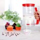 Dispenser de Aluat pentru Prajituri, Flippy, din Plastic, Maner cu Arc, 900 ml, 18.5 x 11 cm, Rosu Dispenser de Aluat pentru Prajituri, Flippy, din Plastic, Maner cu Arc, 900 ml, 18.5 x 11 cm, Rosu