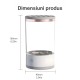 Dispozitiv Portabil de Curatare a Pensulelor de Machiaj, Flippy, Potrivit pentru Pensule de Diferite Dimensiuni, 5V, 7000RPM, Vibratii Sonice, USB, Alb/Transparent, 9x9x16 cm Dispozitiv Portabil de Curatare a Pensulelor de Machiaj, Flippy, Potrivit pentru Pensule de Diferite Dimensiuni, 5V, 7000RPM, Vibratii Sonice, USB, Alb/Transparent, 9x9x16 cm