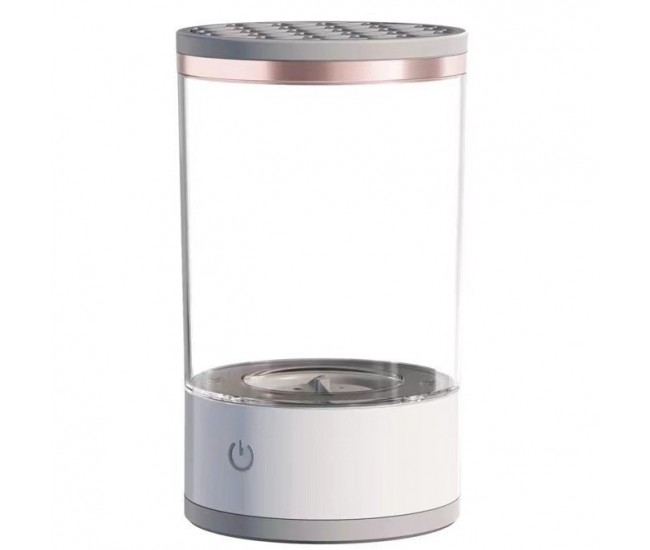 Dispozitiv Portabil de Curatare a Pensulelor de Machiaj, Flippy, Potrivit pentru Pensule de Diferite Dimensiuni, 5V, 7000RPM, Vibratii Sonice, USB, Alb/Transparent, 9x9x16 cm Dispozitiv Portabil de Curatare a Pensulelor de Machiaj, Flippy, Potrivit pentru Pensule de Diferite Dimensiuni, 5V, 7000RPM, Vibratii Sonice, USB, Alb/Transparent, 9x9x16 cm