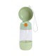 Sticla Animale, Flippy, Portabila, pentru Hrana si Apa, din ABS, 400 ml/182 ml, 25.5 x 8 x 9 cm, Verde Sticla Animale, Flippy, Portabila, pentru Hrana si Apa, din ABS, 400 ml/182 ml, 25.5 x 8 x 9 cm, Verde