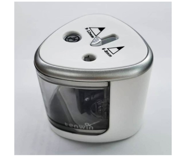 Ascutitoare Electrica cu 2 gauri, Gri Ascutitoare Electrica cu 2 gauri, Gri