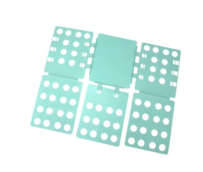 Accesoriu pentru impaturit tricouri, Flippy, Turcoaz