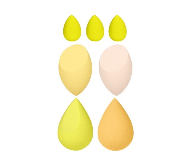 Set Buretei Machiaj, Flippy, Premium, 7 bucati, galben