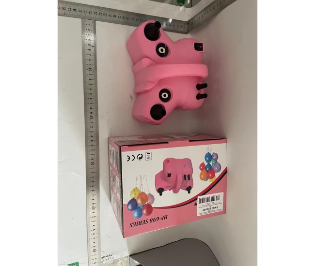Pompa Electrica de Umflat Baloane, Flippy, cu Doua Iesiri, 220V, Putere 600W, Accesorii petrecere, Roz