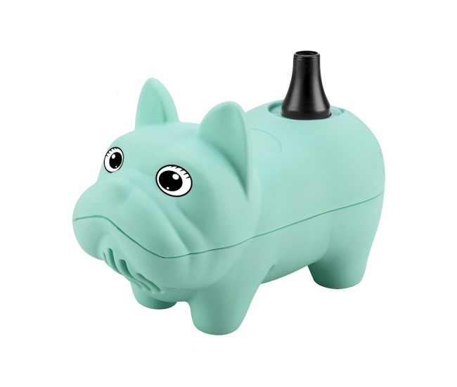 Pompa Electrica de Umflat Baloane, Flippy, Model Catelus, cu o Iesire, 220V, Putere 300W, Accesorii petrecere, Verde