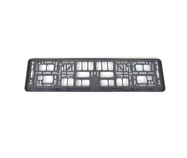 Suport Placute de Imatriculare, Flippy, Standard European XC-W341, din Plastic, Rama pentru Placute,  52.7 x 13 x 1.2 cm, Negru