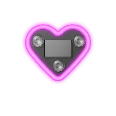 Lumina Auto Ambientala, Flippy, Model Inima, Incarcare Solara/USB, Afisaj Baterie, 9.7 x 8.4 x 1.6 cm, Roz Lumina Auto Ambientala, Flippy, Model Inima, Incarcare Solara/USB, Afisaj Baterie, 9.7 x 8.4 x 1.6 cm, Roz