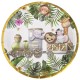Farfurii Cartonate pentru Petreceri, Flippy, Farfurii cartonate de unica Folosinta pentru Zile de Nastere, Model Safari cu animale, set 10 buc, Diametru 23 cm, Multicolor Farfurii Cartonate pentru Petreceri, Flippy, Farfurii cartonate de unica Folosinta pentru Zile de Nastere, Model Safari cu animale, set 10 buc, Diametru 23 cm, Multicolor