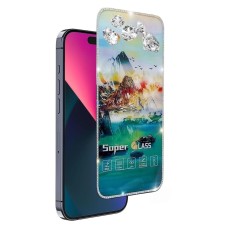Folie de Protectie, Flippy, pentru iPhone 15 Plus, Tempered Glass 2.5 cu Pietricele, ESD, HD, Transparent