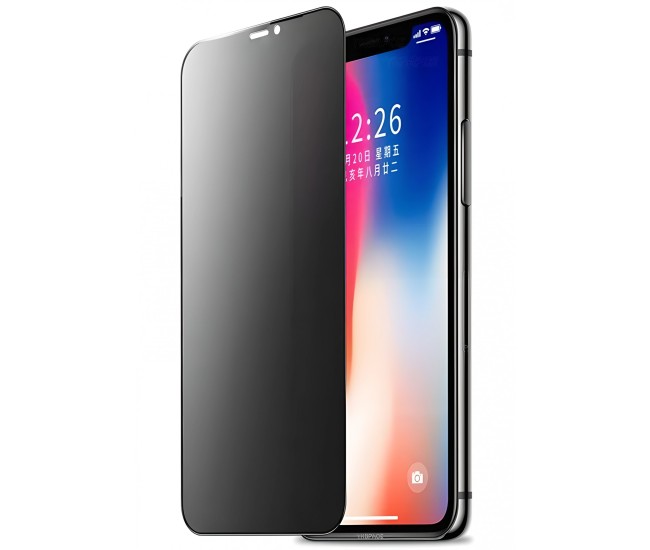 Folie protectie Flippy pentru iPhone 14 Pro Max, Sticla securizata, temperata, duritate 9H, Privacy Matte 360, Transparenta, Protectie Completa