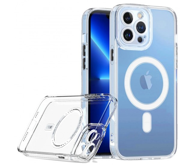 Husa protectie Flippy pentru iPhone 12 Pro Mag Safe, 2 in 1 incarcare si magnet, Silicone, Transparenta Husa protectie Flippy pentru iPhone 12 Pro Mag Safe, 2 in 1 incarcare si magnet, Silicone, Transparenta