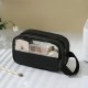 Geanta Cosmetice, Flippy, pentru Voiaj sau Organizare, Material PVC- Textil, Impermeabila, Portabila,22 x 12 x 8 cm, Negru Geanta Cosmetice, Flippy, pentru Voiaj sau Organizare, Material PVC- Textil, Impermeabila, Portabila,22 x 12 x 8 cm, Negru