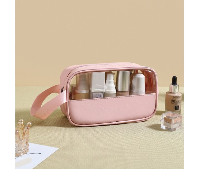 Geanta cosmetice Flippy, pentru voiaj sau organizare, 22 x 12 x 8 cm, roz Geanta cosmetice Flippy, pentru voiaj sau organizare, 22 x 12 x 8 cm, roz